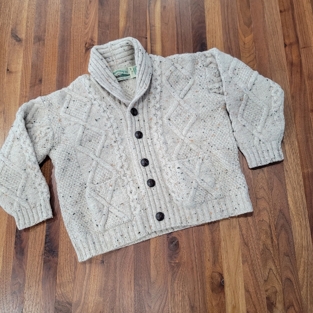 Aryan Crafts Ireland 100% Merino Wool Sweater